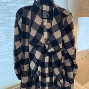 Pink Blush Maternity checkered jacket